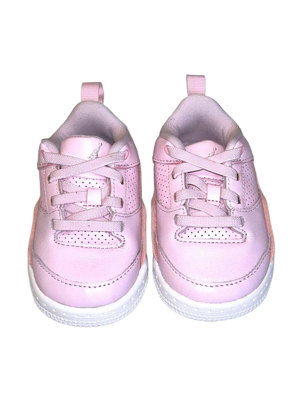 JORDAN Flight Court Shoe "Pink Foam/Sail/Muslin" HF3331-600 Toddler 5C | NEW